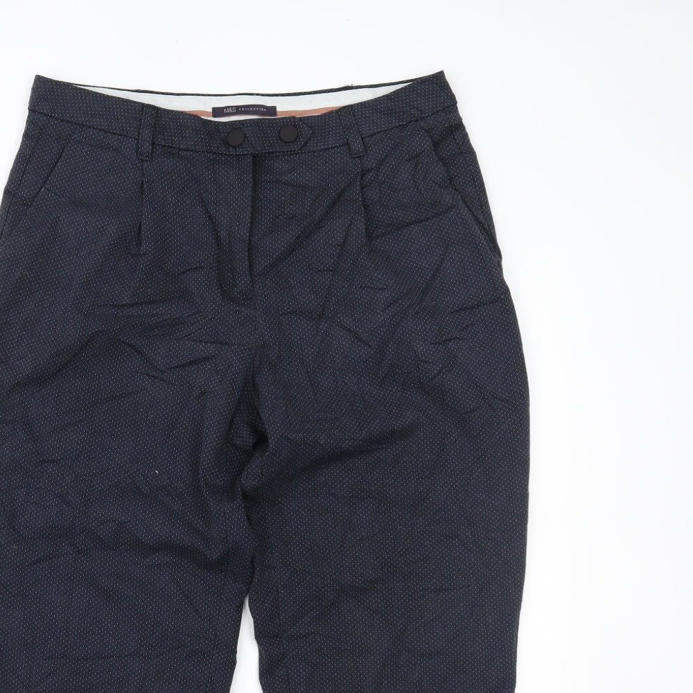 Womens UK Size 12 Marks and Spencer Regular Fit Sweatpants Blue Trousers