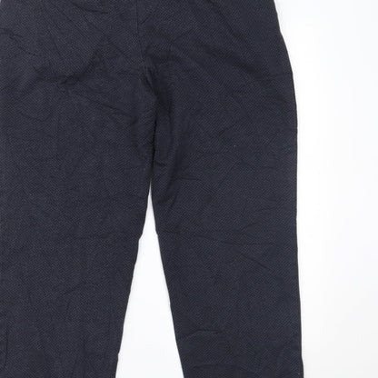 Womens UK Size 12 Marks and Spencer Regular Fit Sweatpants Blue Trousers