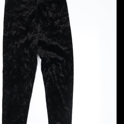 Womens UK Size M FOREVER 21   Black Leggings