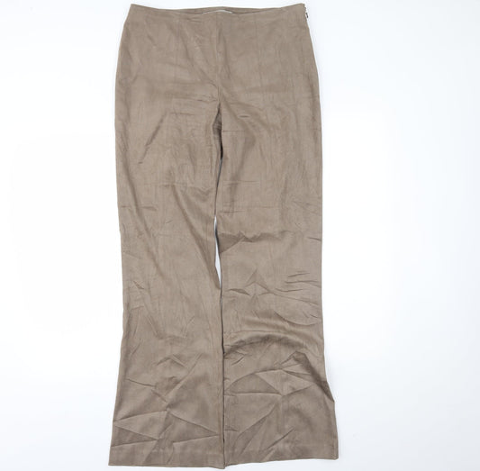 Womens UK Size 14 NEXT Regular Fit  Beige Trousers