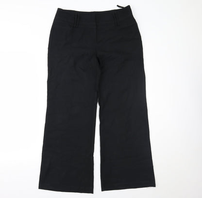 Womens UK Size 12 DUNNES Regular Fit  Black Trousers