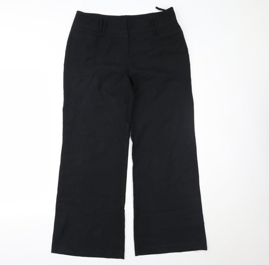 Womens UK Size 12 DUNNES Regular Fit  Black Trousers