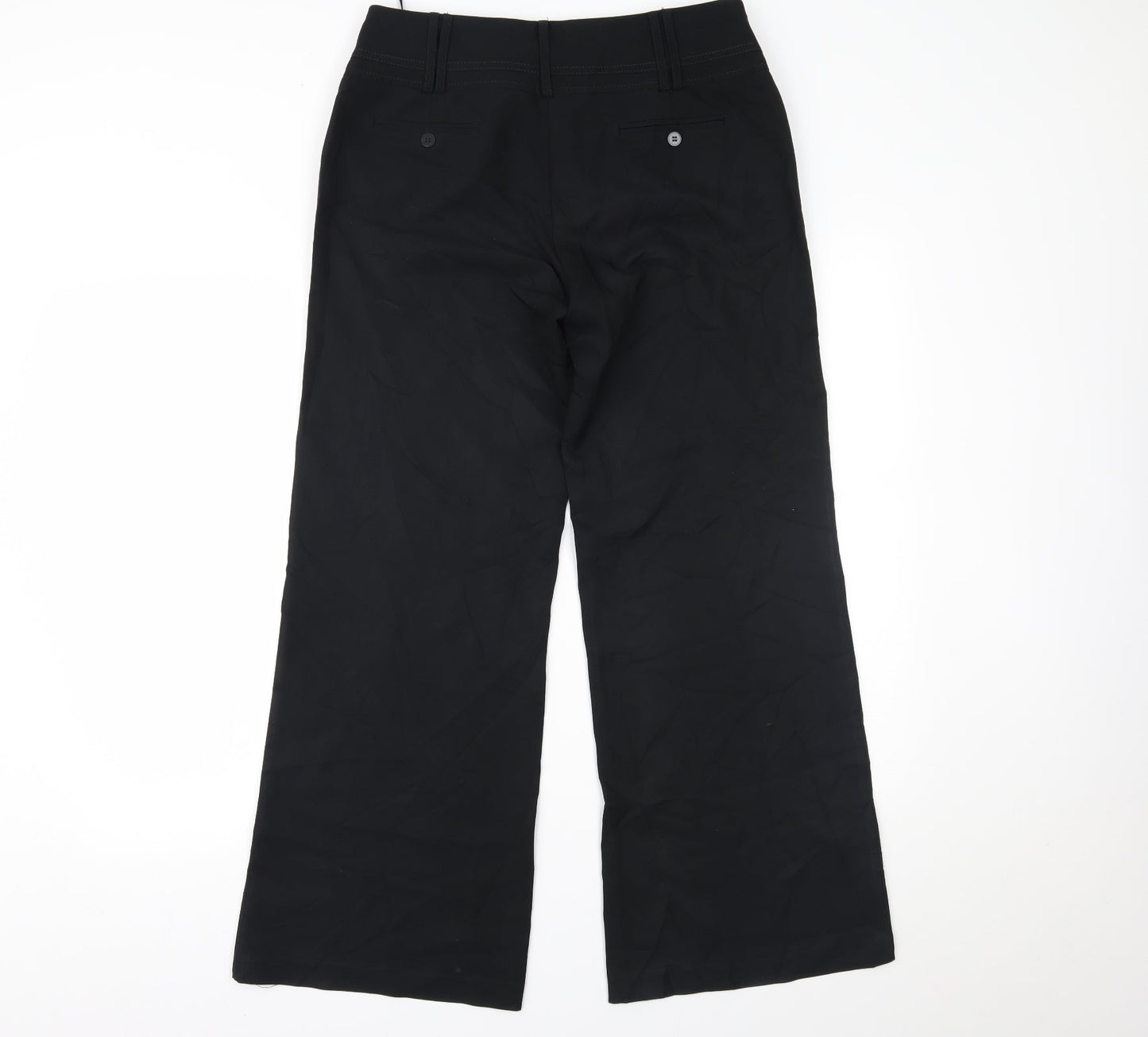 Womens UK Size 12 DUNNES Regular Fit  Black Trousers