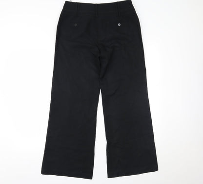 Womens UK Size 12 DUNNES Regular Fit  Black Trousers