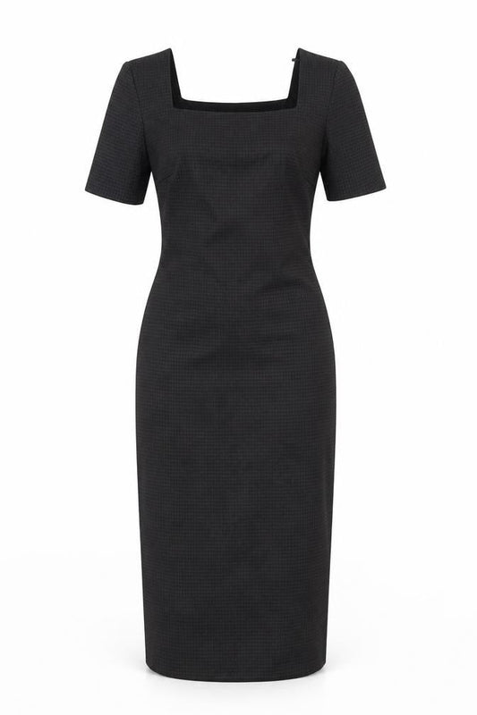 nexr Womens Brown Houndstooth  Pencil Dress  Size 6
