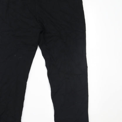 Womens UK Size 16 Marks and Spencer Regular Fit  Black Trousers