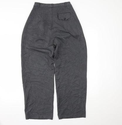 sunnydand Mens Grey   Dress Pants Trousers Size M L26 in