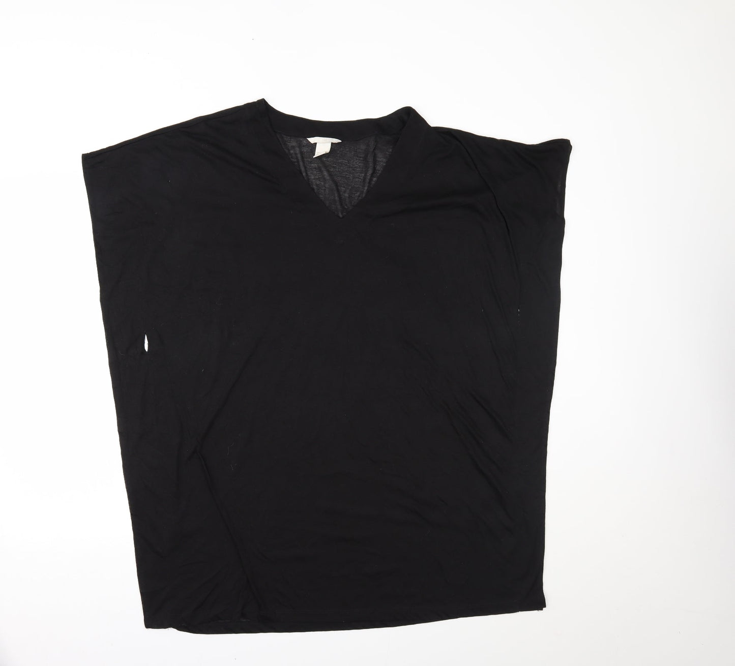 Womens UK Size M H&M Black Basic T-Shirt