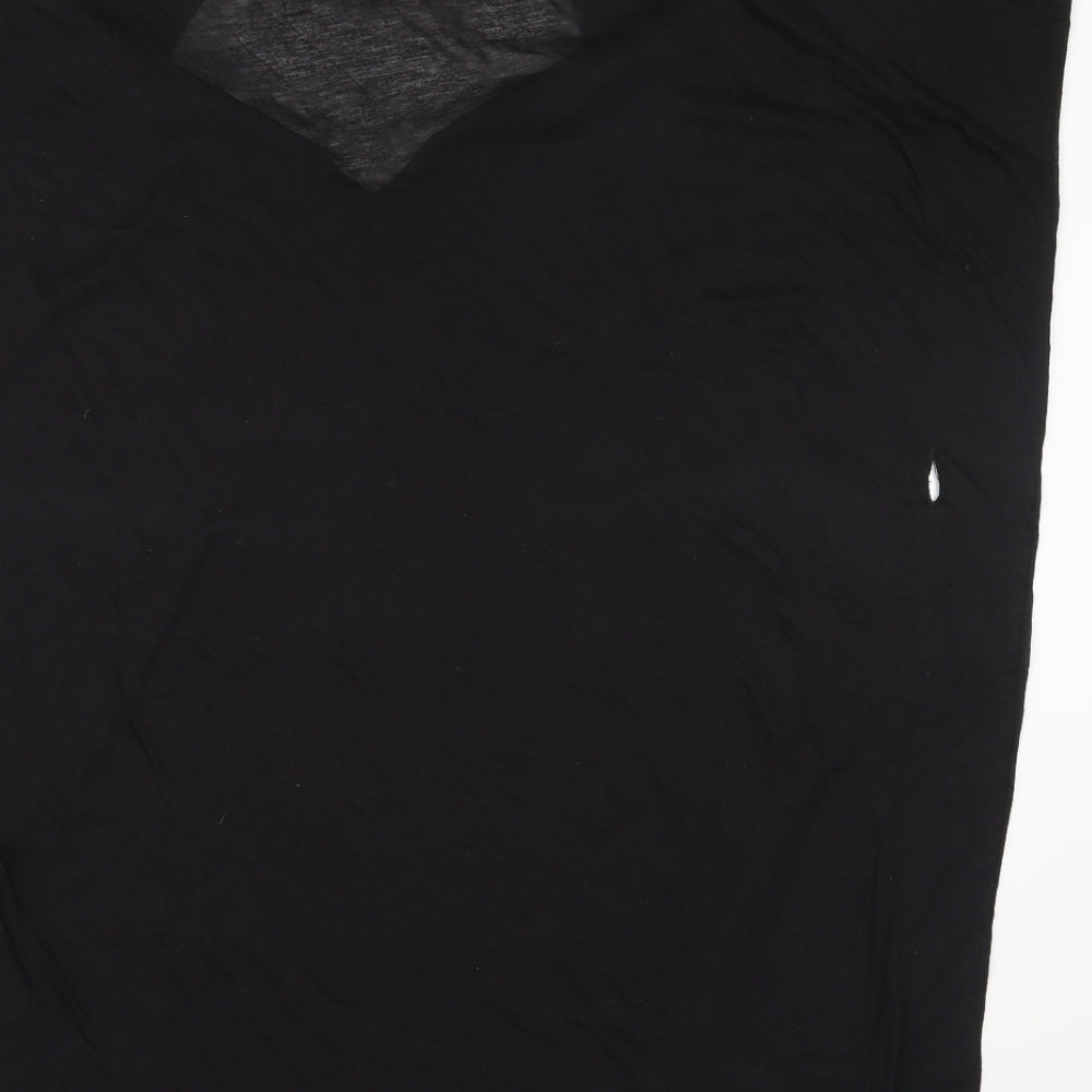 Womens UK Size M H&M Black Basic T-Shirt