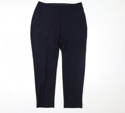 BHS Womens Blue   Trousers  Size 16 L27 in