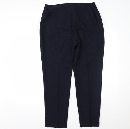 BHS Womens Blue   Trousers  Size 16 L27 in