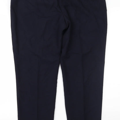 BHS Womens Blue   Trousers  Size 16 L27 in