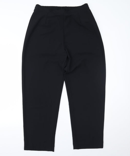 Satsuma London Womens Black   Trousers  Size 14 L25 in