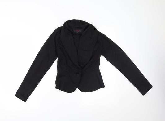 New Look Womens Black   Jacket Blazer Size 10