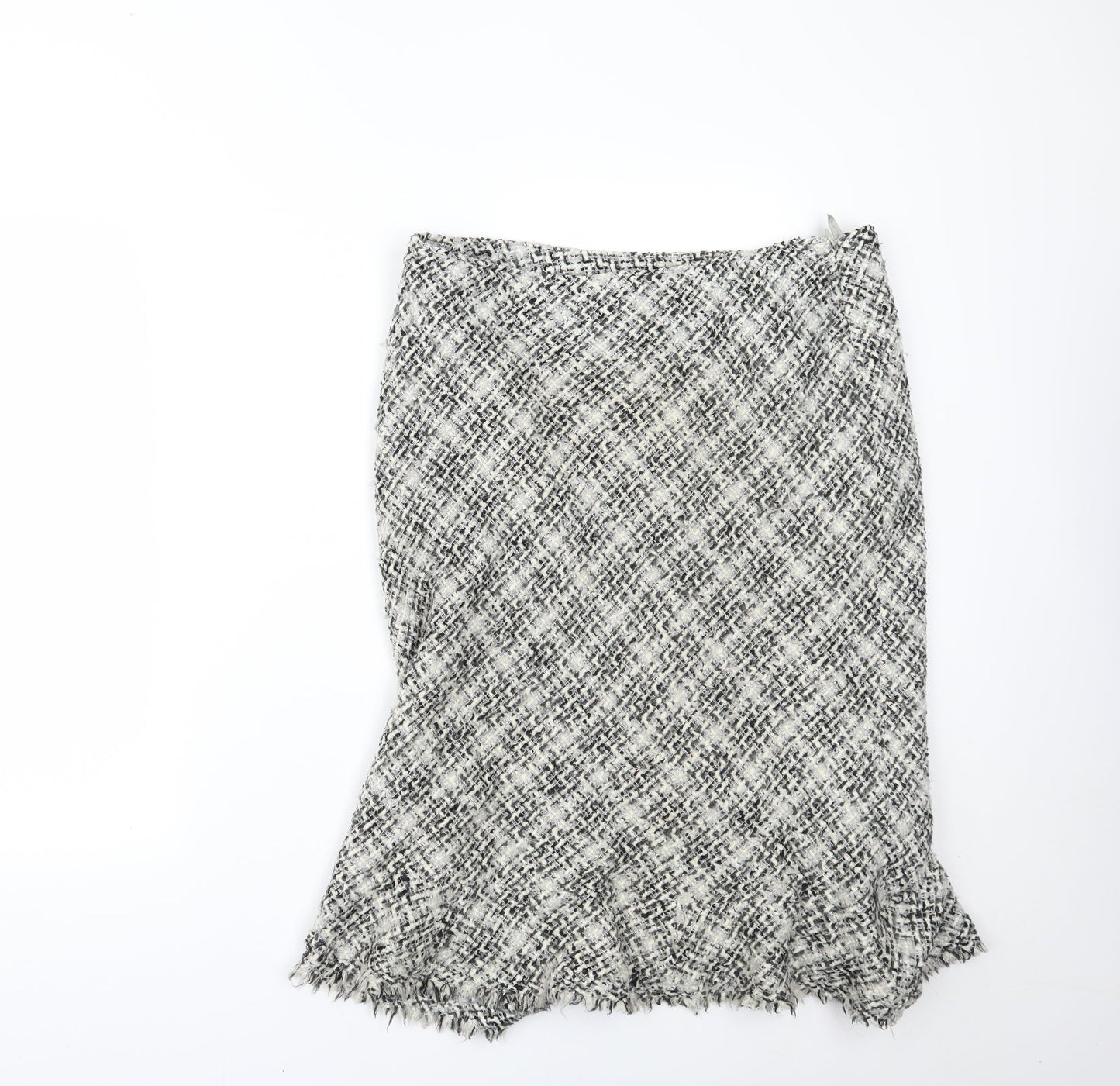 Per Una Womens Ivory   Trumpet Skirt Size 16