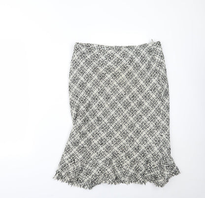 Per Una Womens Ivory   Trumpet Skirt Size 16