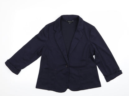 Womens UK Size 14 New Look Blue Jacket