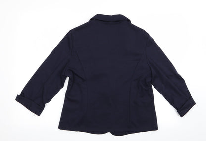 Womens UK Size 14 New Look Blue Jacket