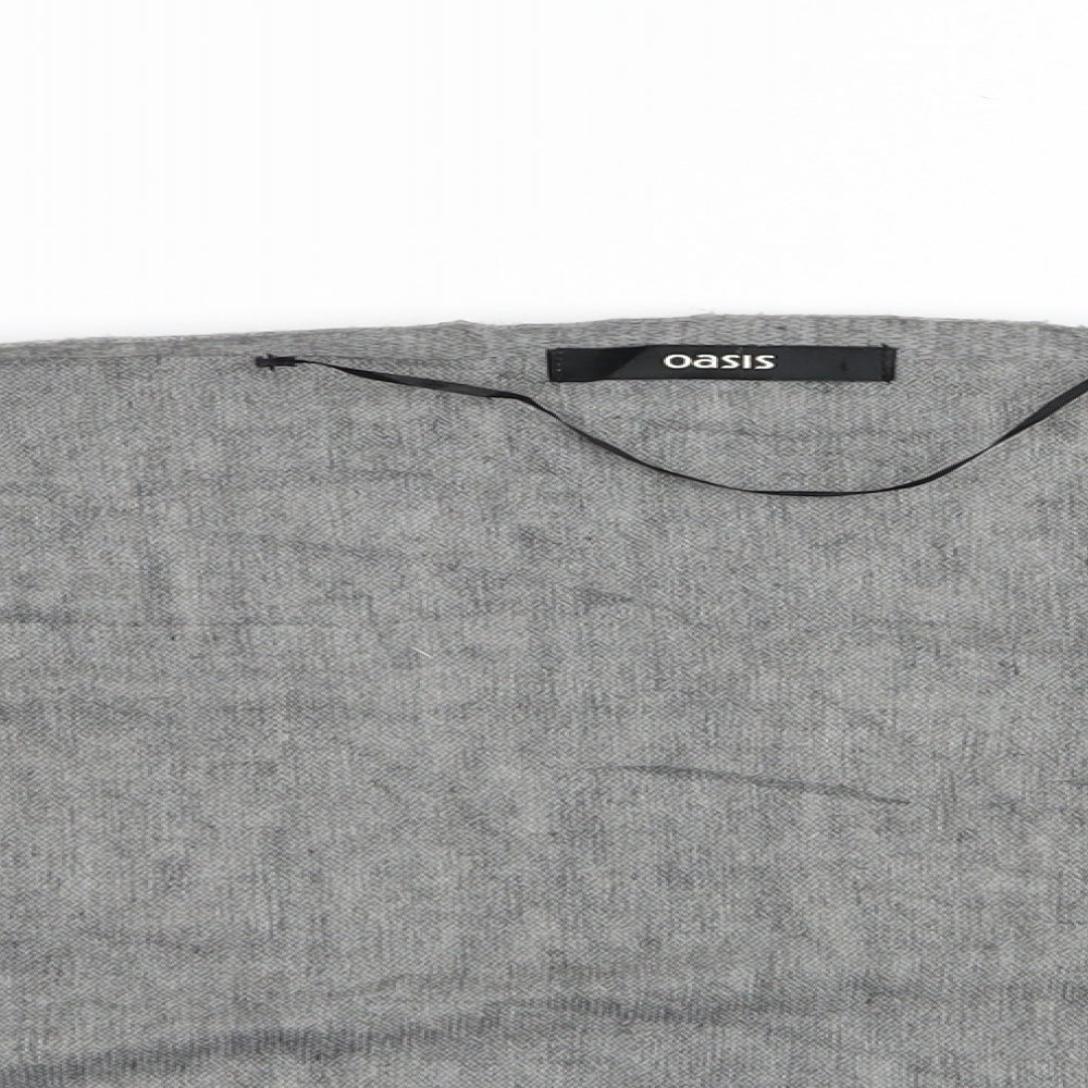 Womens UK Size One Size Oasis Grey Shrug Jumper