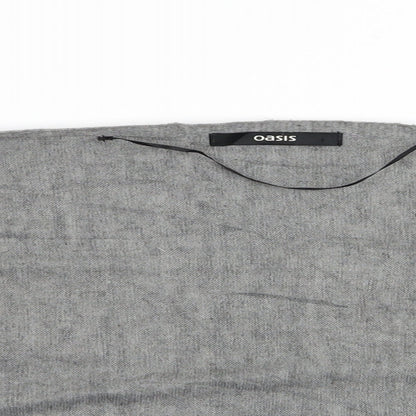 Womens UK Size One Size Oasis Grey Shrug Jumper