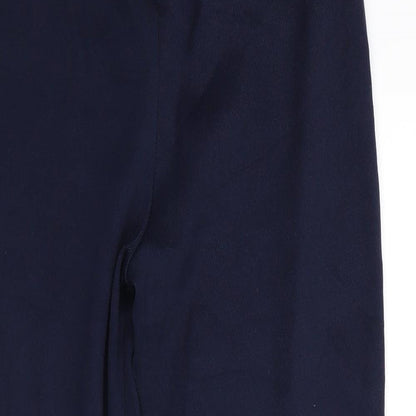 Preworn Girls Blue   Dress Pants Trousers Size 11-12 Years