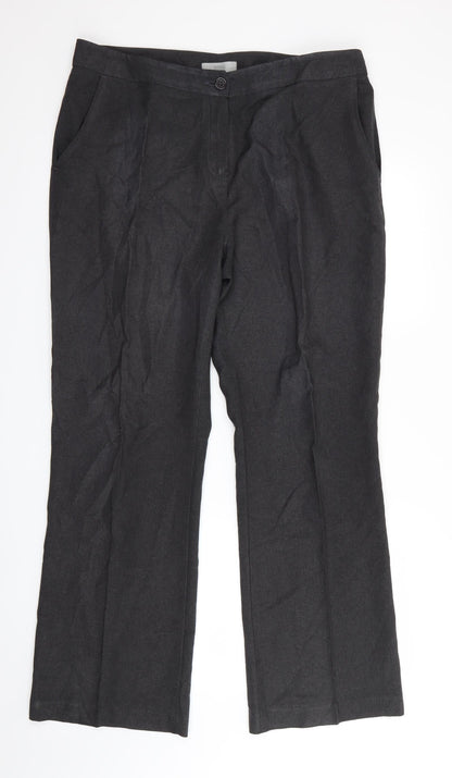Womens UK Size 16 Marks and Spencer Regular Fit  Grey Trousers