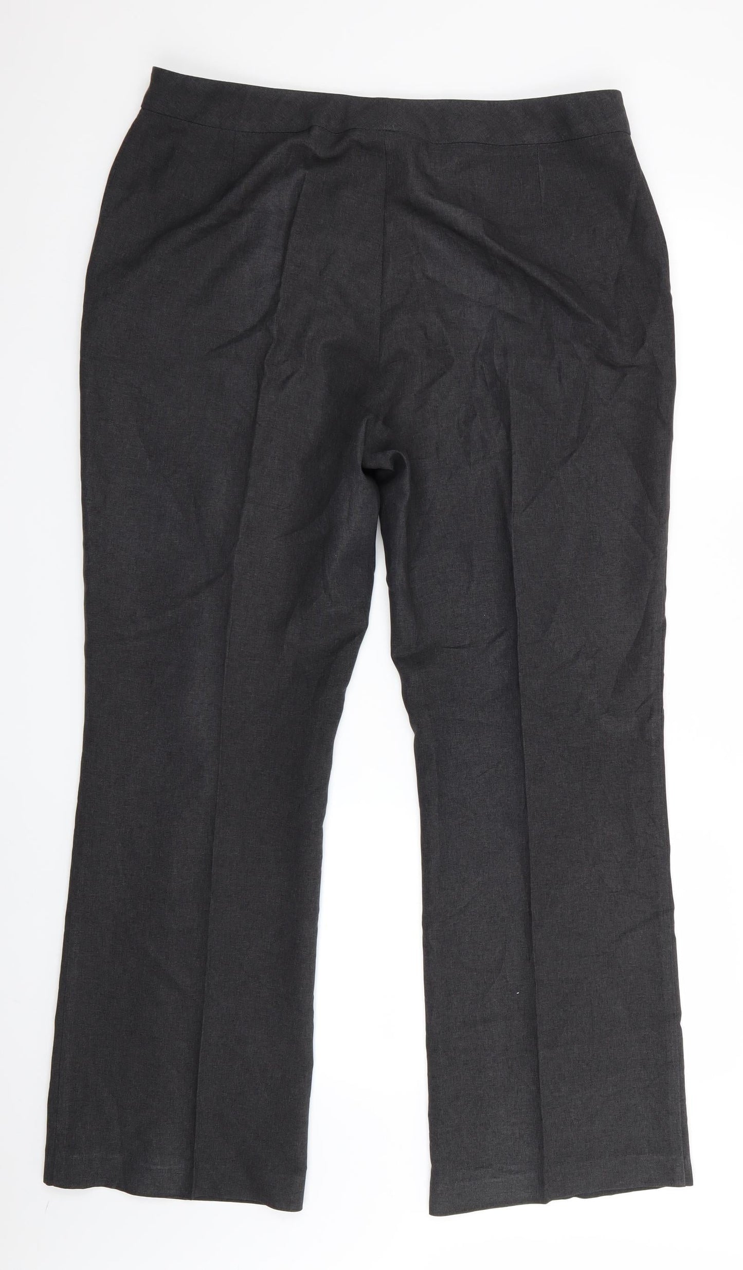 Womens UK Size 16 Marks and Spencer Regular Fit  Grey Trousers