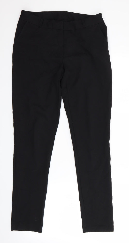 New Look Womens Black   Trousers  Size 10 L29 in