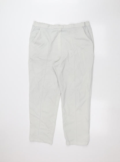 St michael  Womens White   Trousers  Size 18 L25 in