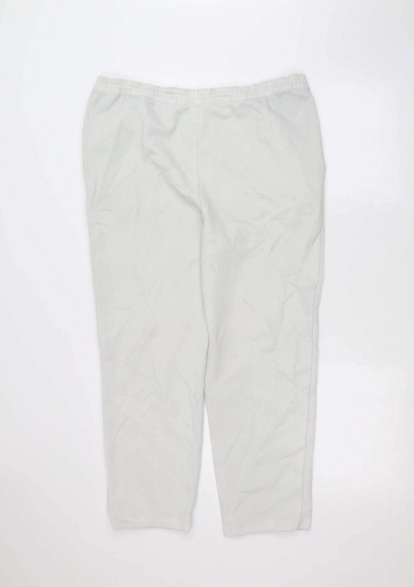 St michael  Womens White   Trousers  Size 18 L25 in