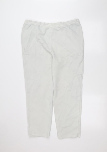 St michael  Womens White   Trousers  Size 18 L25 in