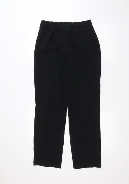 Womens UK Size 10 Marks and Spencer Regular Fit  Black Trousers