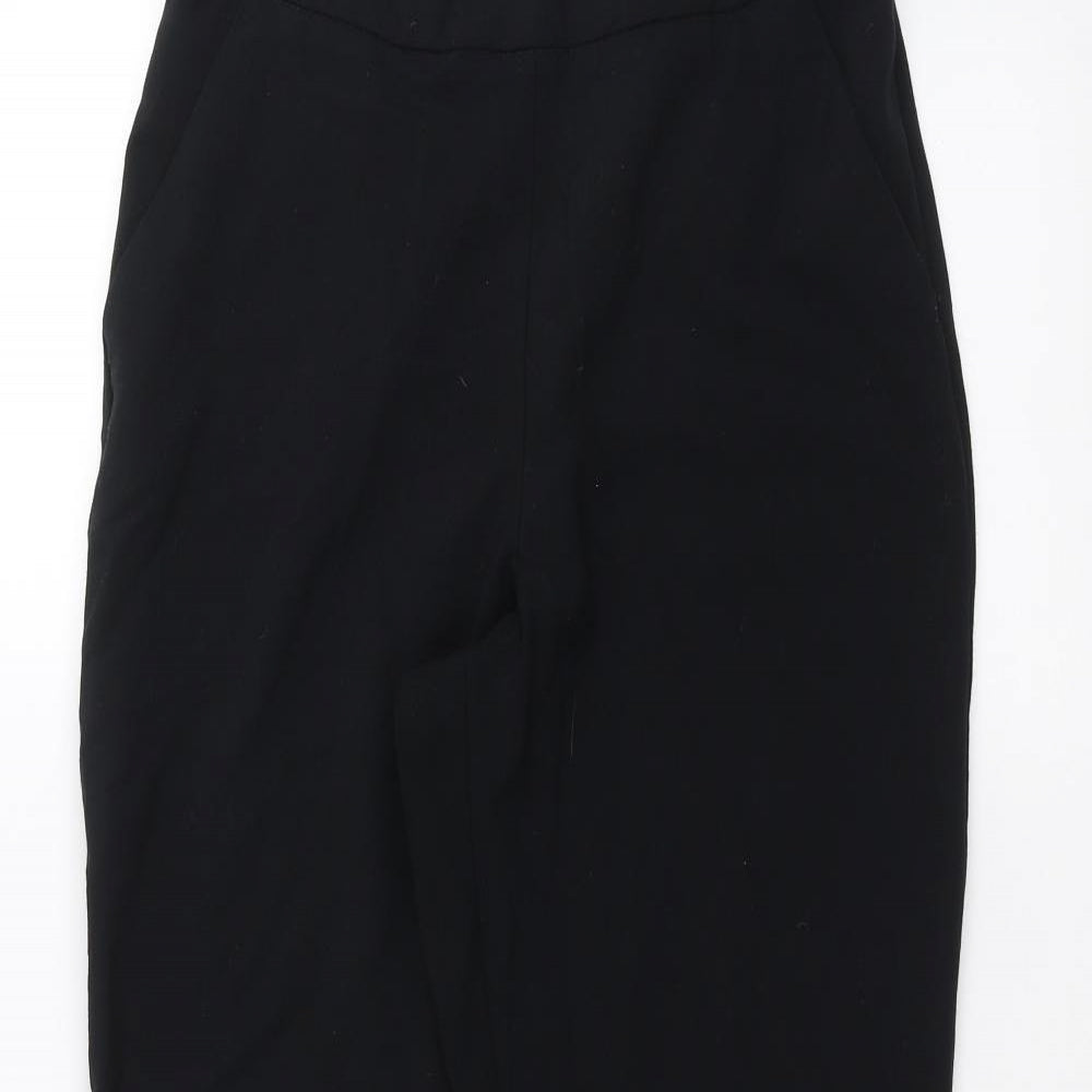 Womens UK Size 10 Marks and Spencer Regular Fit  Black Trousers