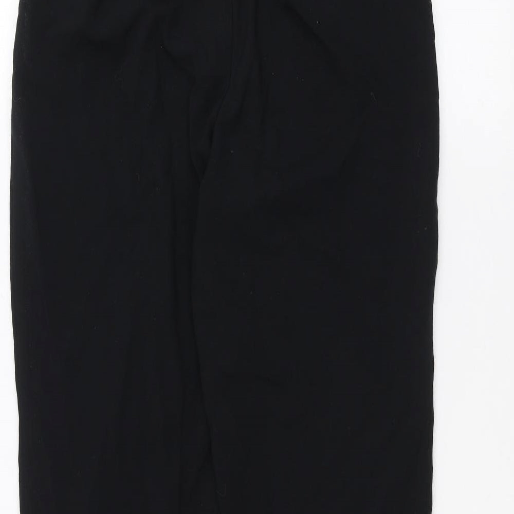 Womens UK Size 10 Marks and Spencer Regular Fit  Black Trousers