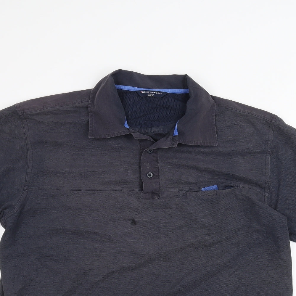 Marks and Spencer Mens Blue    Polo Size M