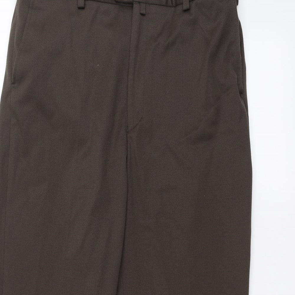 Prestige collection Mens Brown   Trousers  Size 38 in L30 in