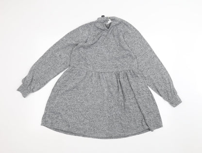 New Look Womens Grey   A-Line  Size 10