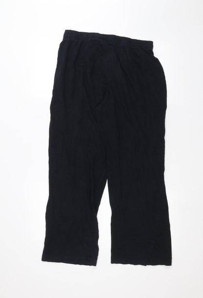 Womens UK Size M Marks and Spencer Regular Fit  Blue Trousers