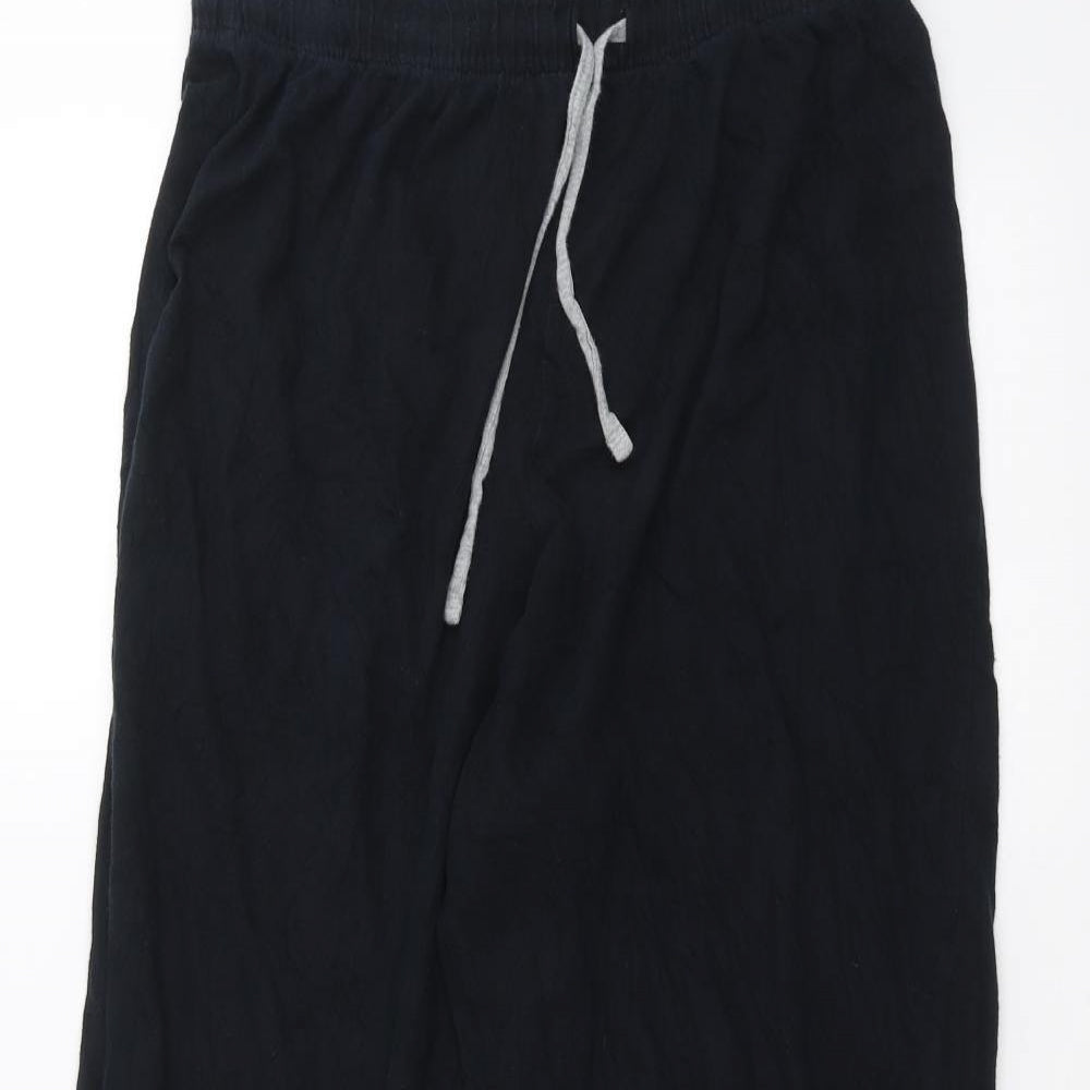 Womens UK Size M Marks and Spencer Regular Fit  Blue Trousers