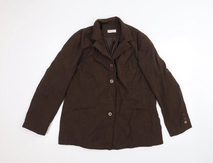 Womens UK Size 16 Bonmarché Brown Jacket
