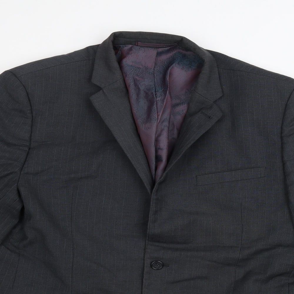 Mens UK Size 44 NEXT Regular Grey Suit Jacket