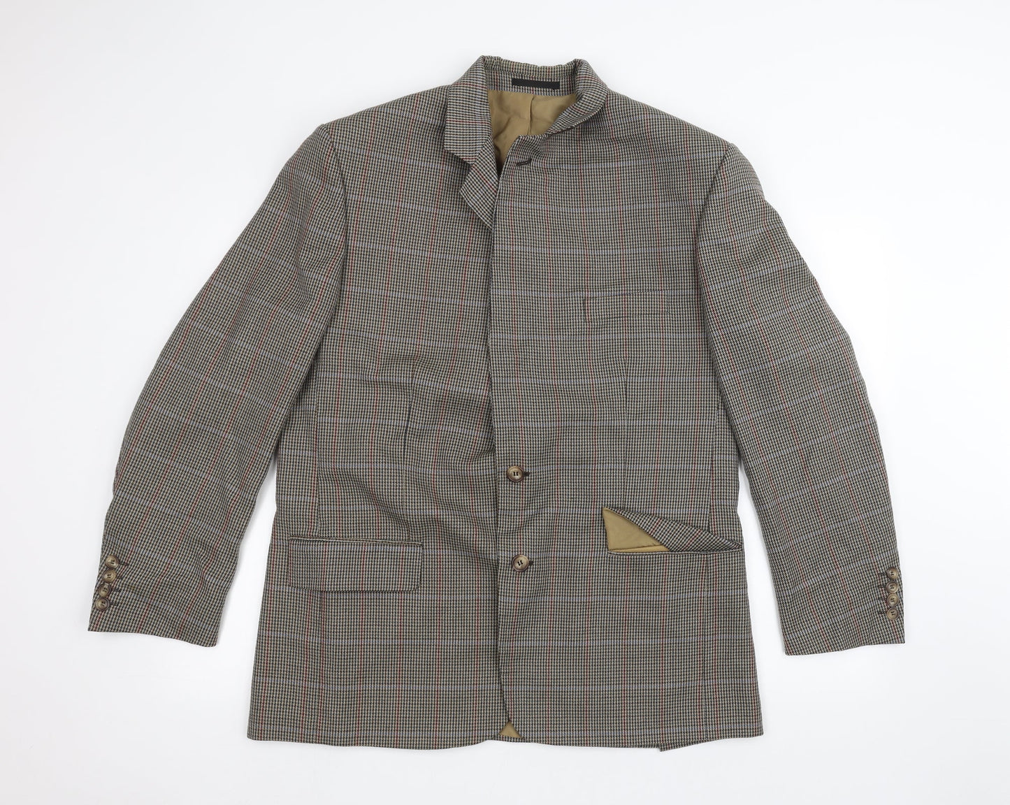 Mens UK Size 42 Preworn Regular Brown Suit Jacket