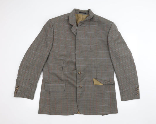 Mens UK Size 42 Preworn Regular Brown Suit Jacket