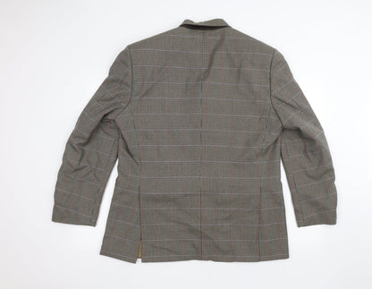 Mens UK Size 42 Preworn Regular Brown Suit Jacket