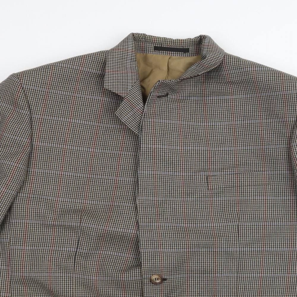 Mens UK Size 42 Preworn Regular Brown Suit Jacket