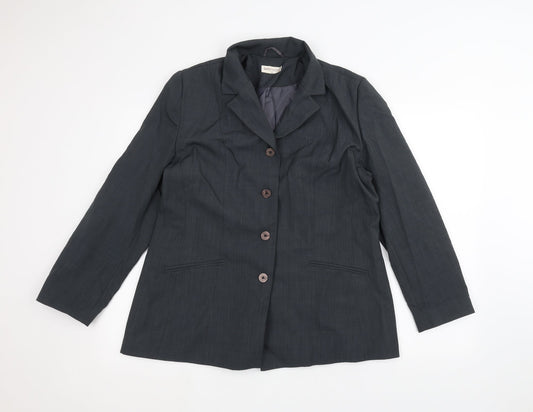 Womens UK Size 16 Bonmarché Blue Jacket