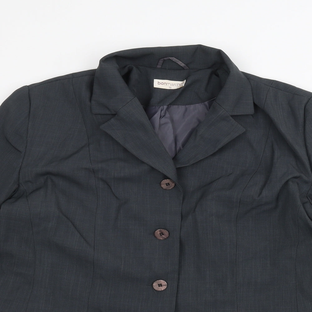 Womens UK Size 16 Bonmarché Blue Jacket
