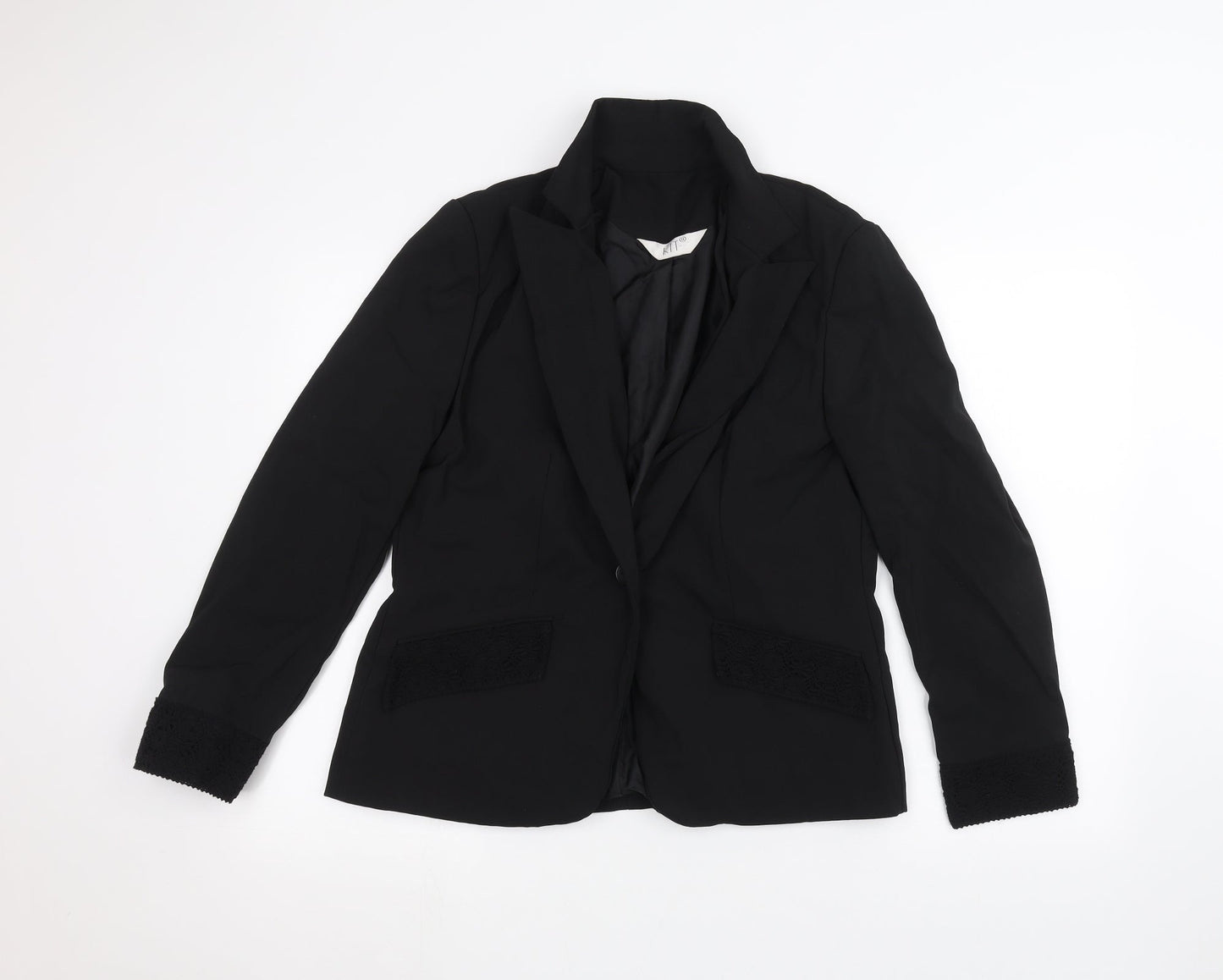 Womens UK Size 14 Kit Black Jacket