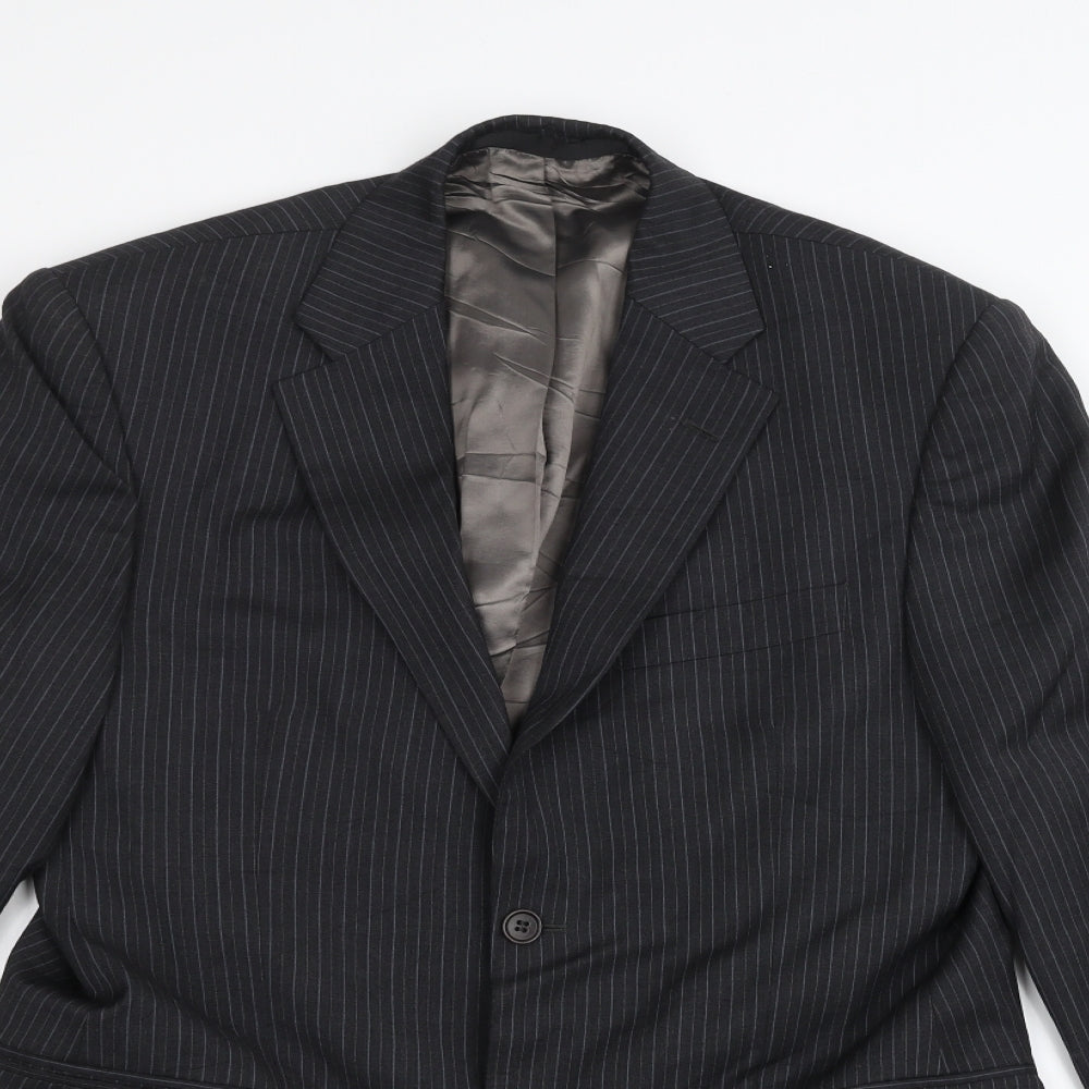 Mens UK Size 38 Marks and Spencer Regular Black Suit Jacket
