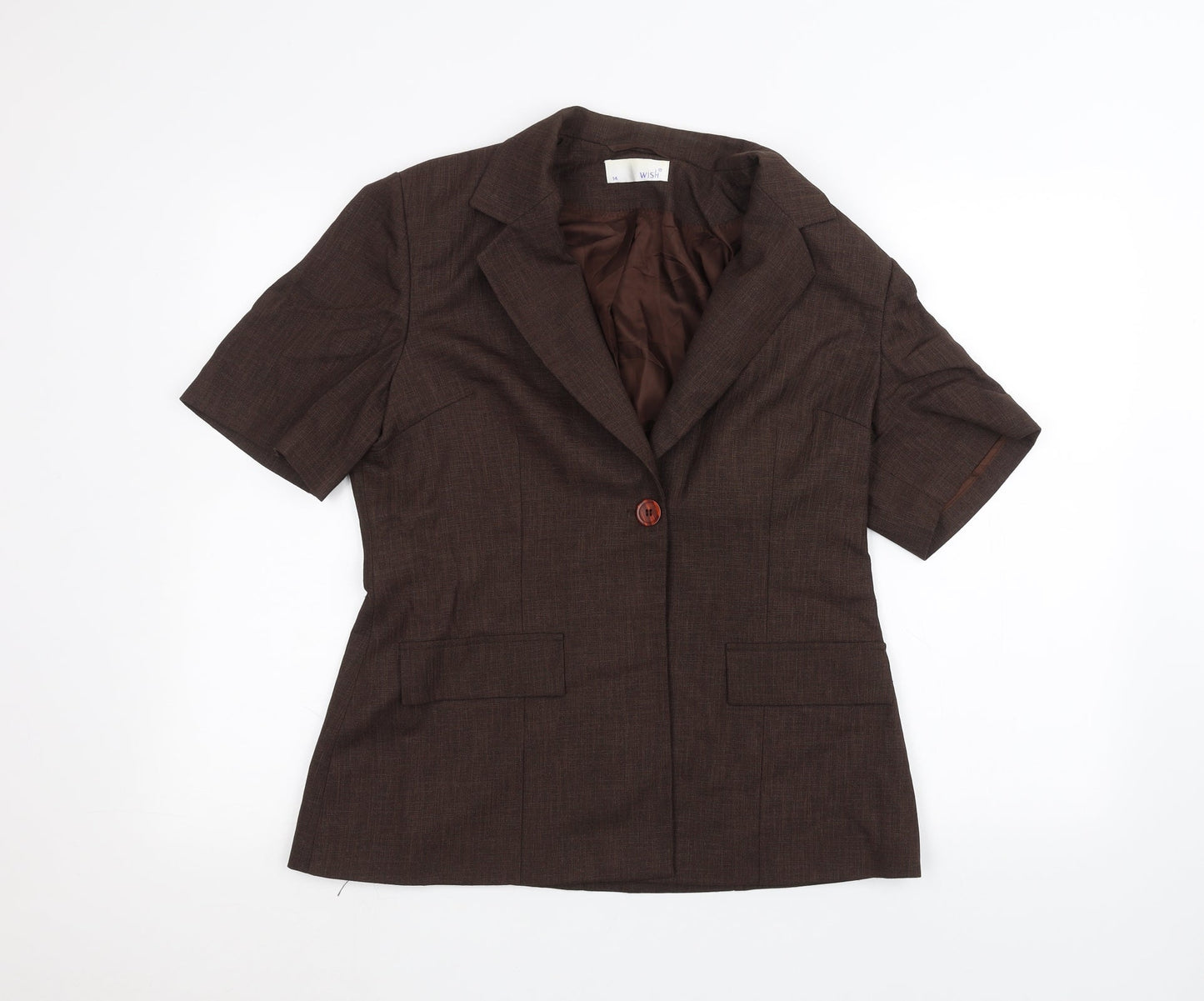 Wish Womens Brown   Jacket  Size 14